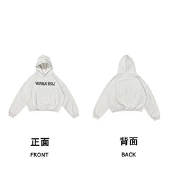 Kanye West Heavyweight Fleece Hoodie – Grey / Cyrillic Chest Logo