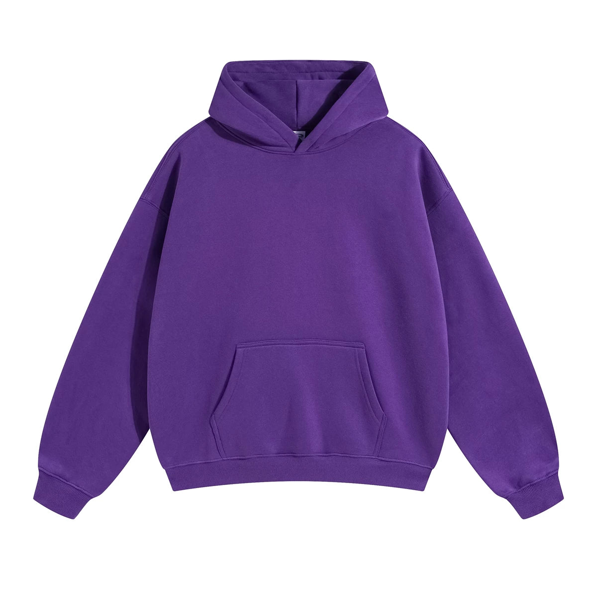 Kanye West Minimalist Heavyweight Fleece Hoodie – Deep Purple