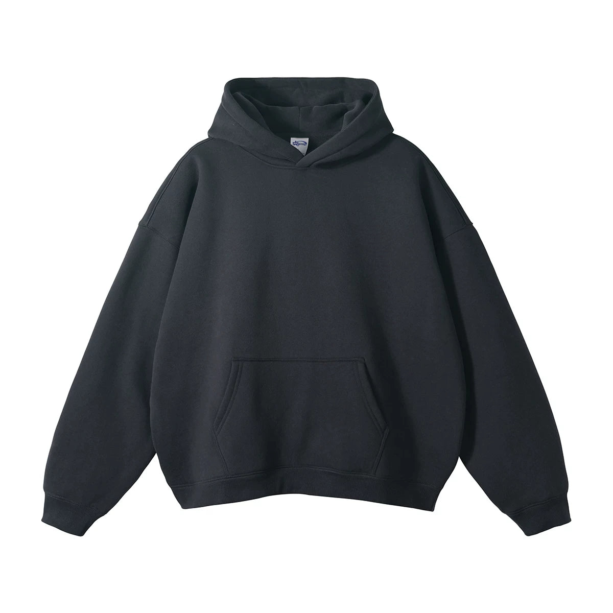 Kanye West Minimalist Heavyweight Fleece Hoodie – Charcoal Black