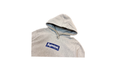 Supreme Bandana Box Logo Hoodie Heather Grey (FW19) (P)