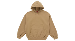 Supreme Satin Applique Hoodie Brown (FW25)