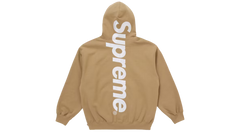 Supreme Satin Applique Hoodie Brown (FW25)