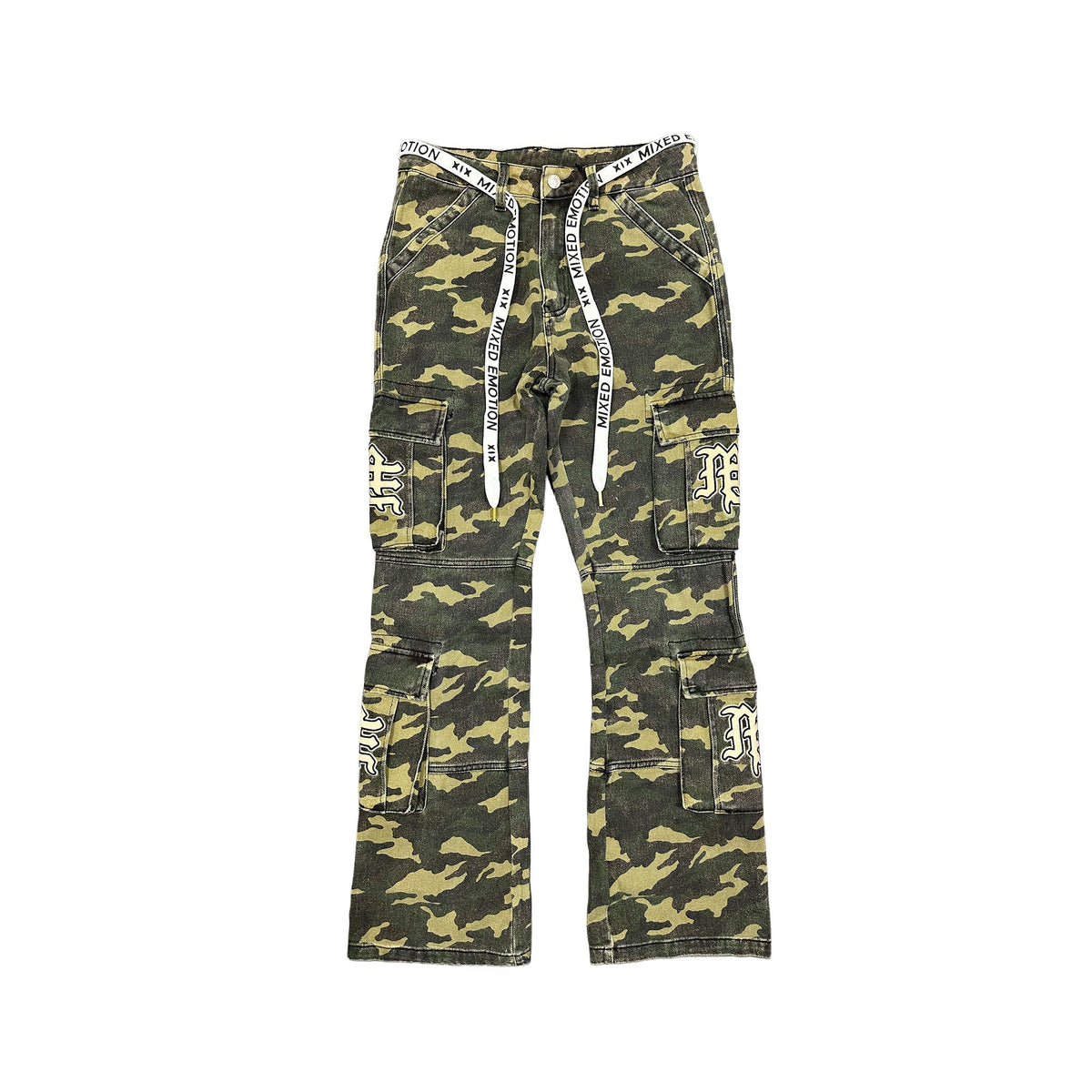 Mixed Emotions 'ME' Camo Cargo Pants